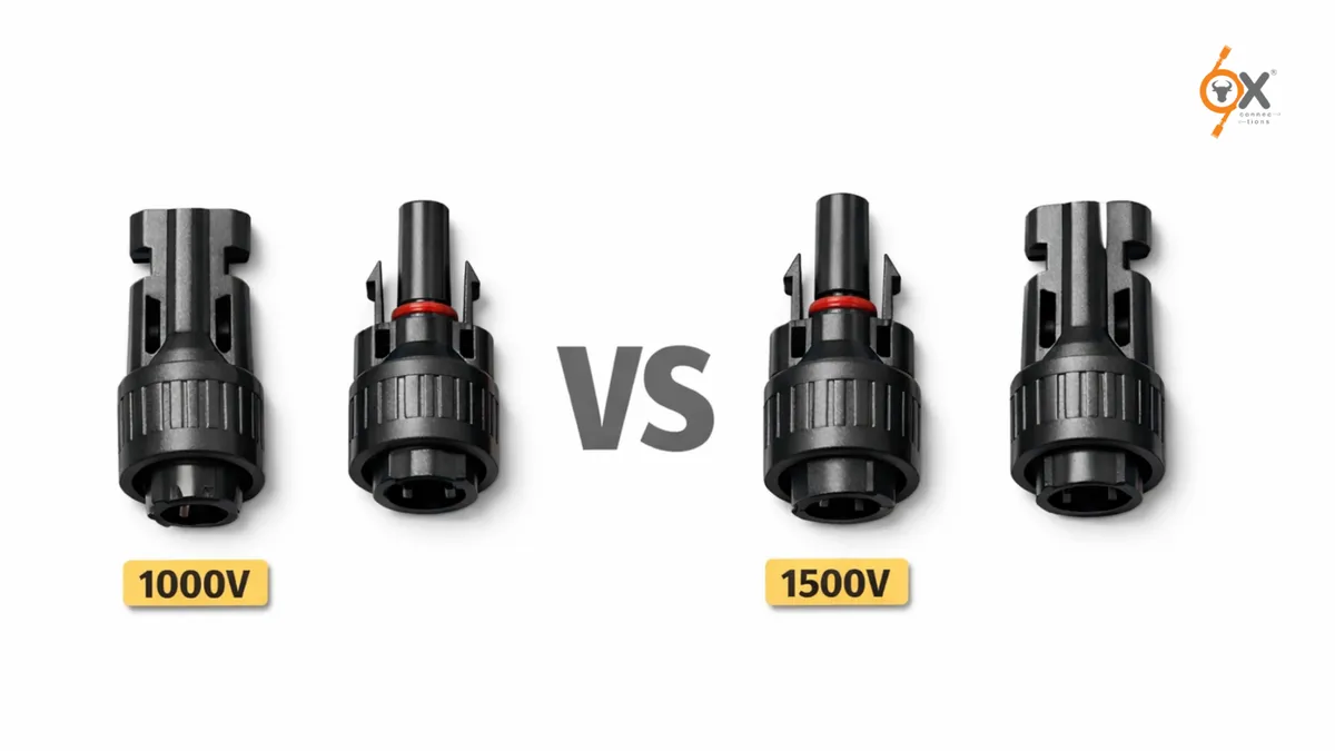 1000V vs 1500V MC4 Connector