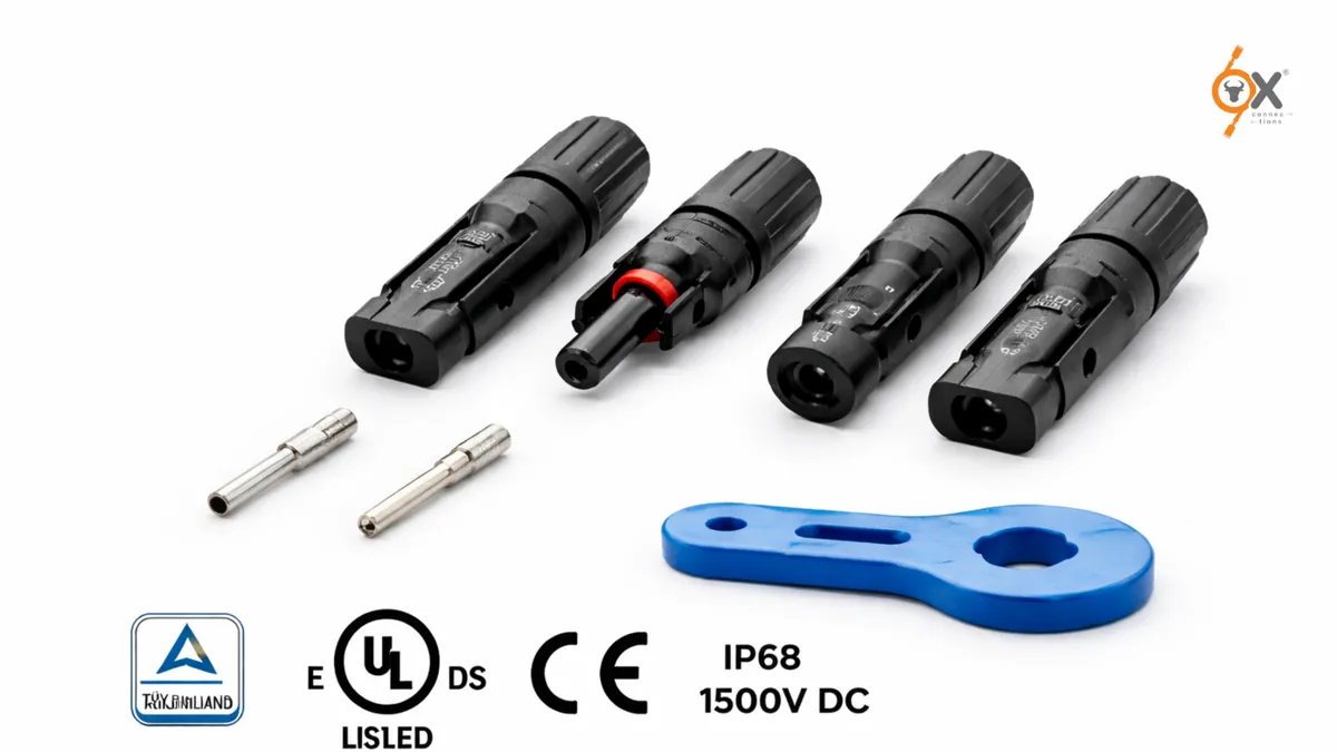 Certified MC4 Connectors