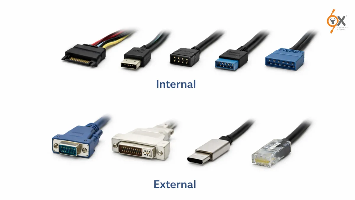 Internal vs External I/O Connectors
