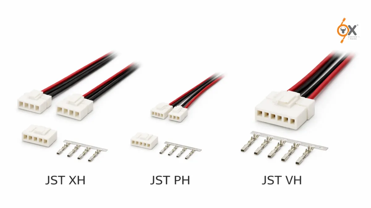 JST XH vs JST PH vs JST VH