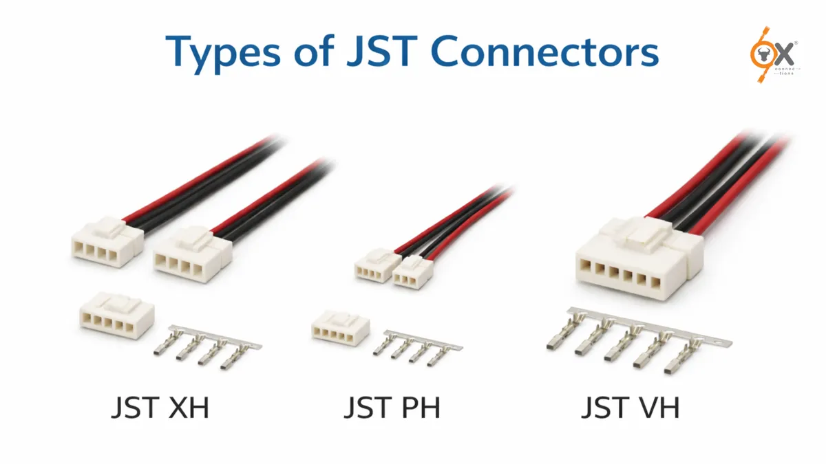 Types of JST Connectors