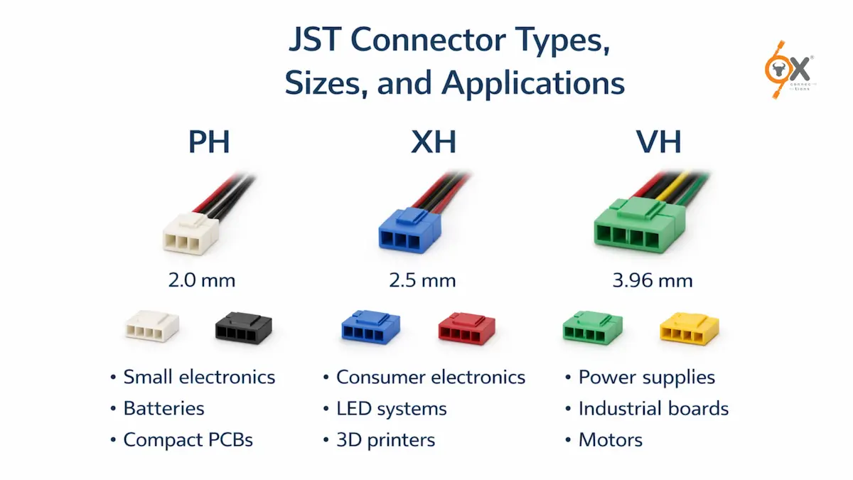 JST connector types