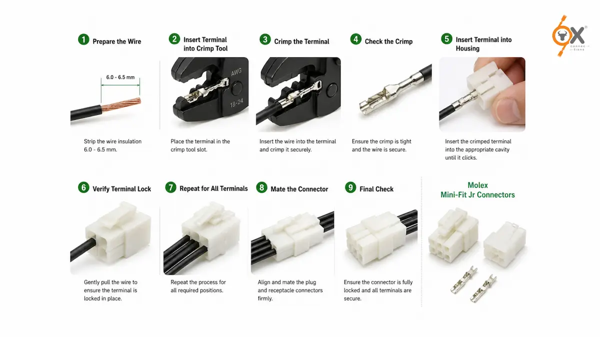Molex Mini-Fit Jr Connectors