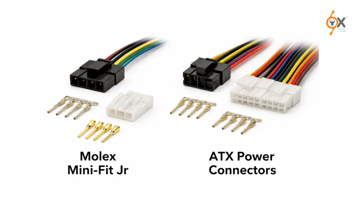 Molex Mini-Fit Jr vs ATX power connectors