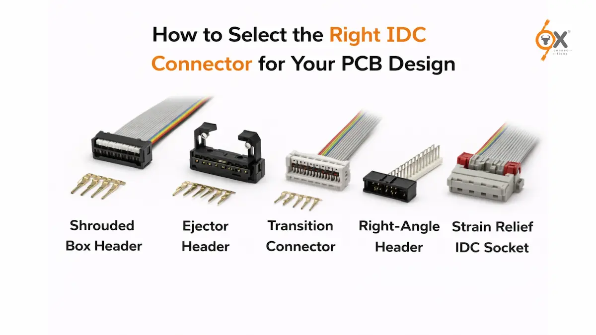 IDC connector selection