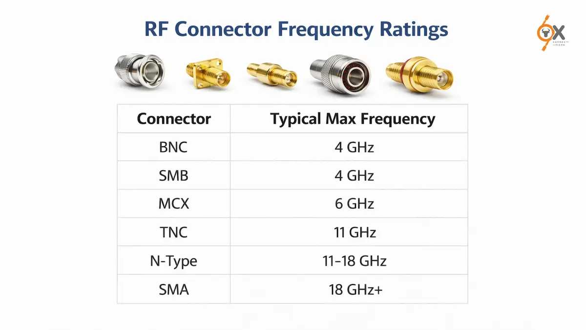 RF Connector Frequency Ratings