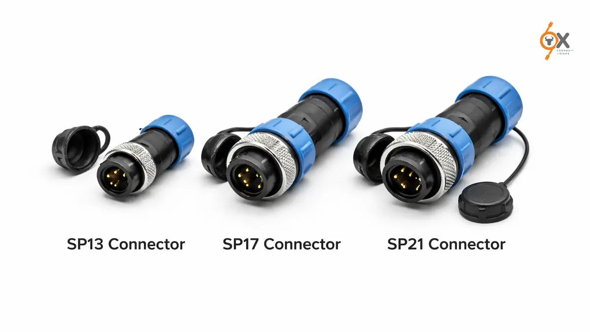 SP13 vs SP17 vs SP21 Connectors