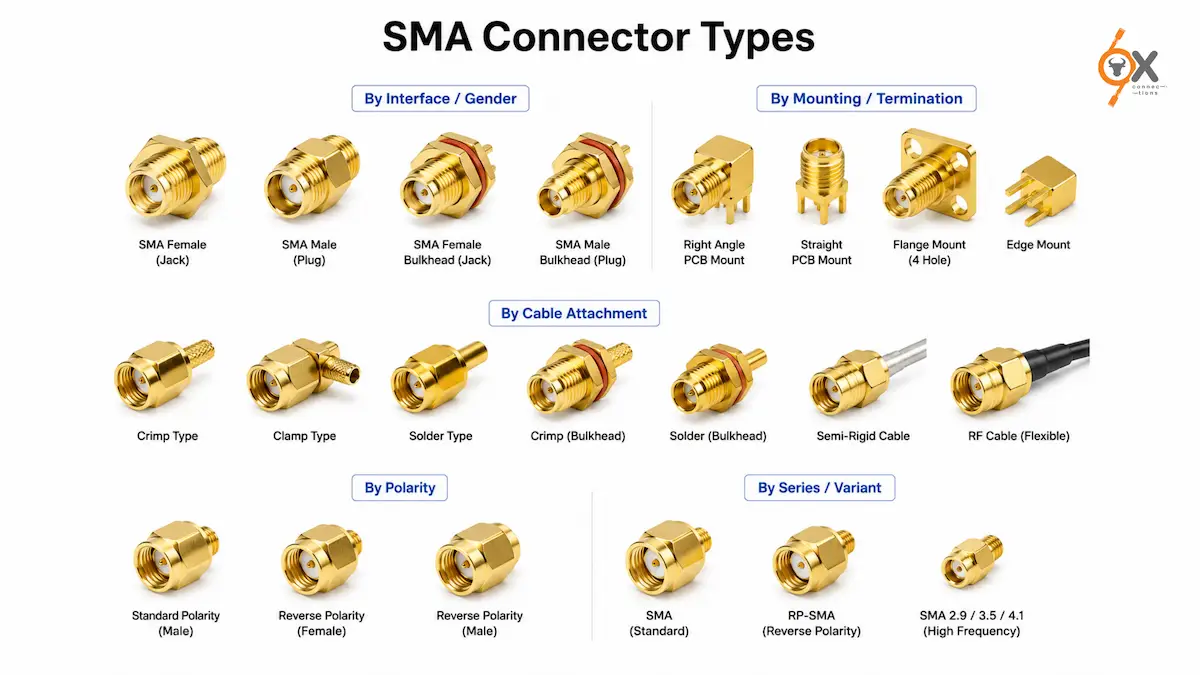 SMA Connector Types
