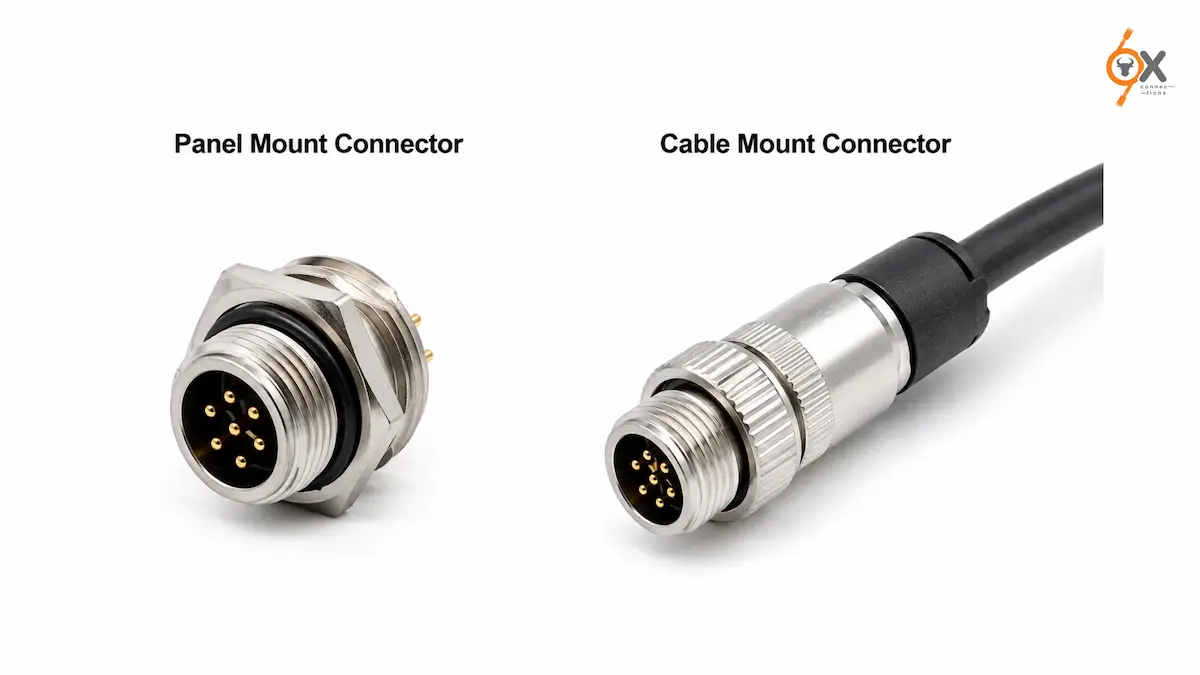 Panel Mount vs Cable Mount Connectors