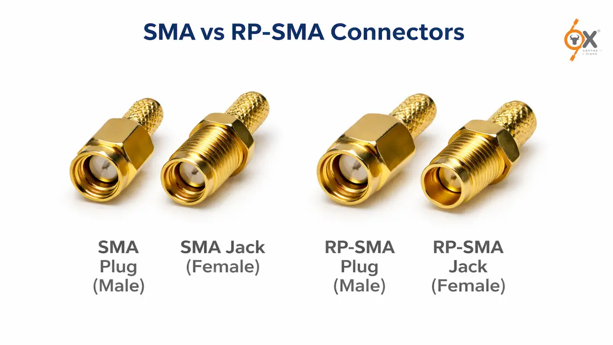 SMA vs RP-SMA Connectors